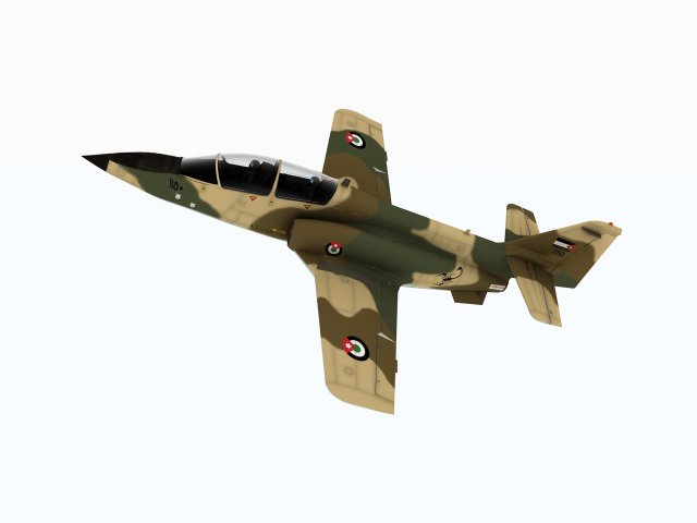 Casa C 101 Aviojet Jordanian Air Force Scheme 3d Model 3dhunt Co