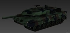 Leopard 2A5 3D Model