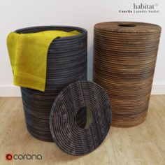 Laundry basket cannella Habitat 3D Model