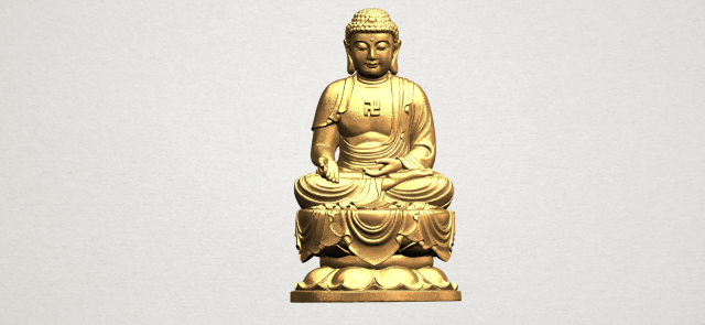 Gautama Buddha 02 3D Model