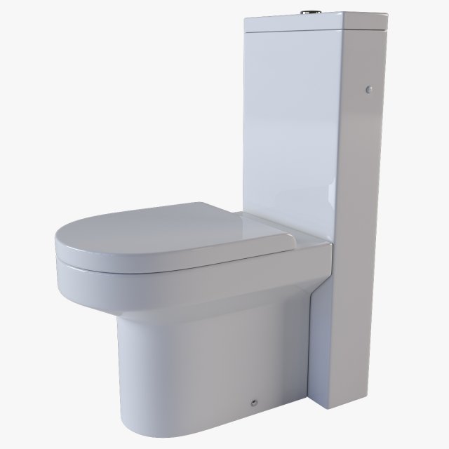 Toilet Hatria Daytime Free 3D Model