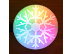 Temperature Sensitive Snowflake 3D Print Model