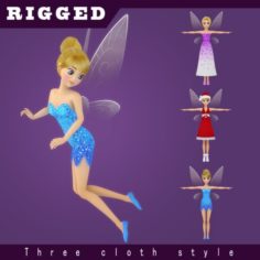 Fairy Rigged 3D Model