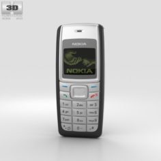 Nokia 1110 Black 3D Model