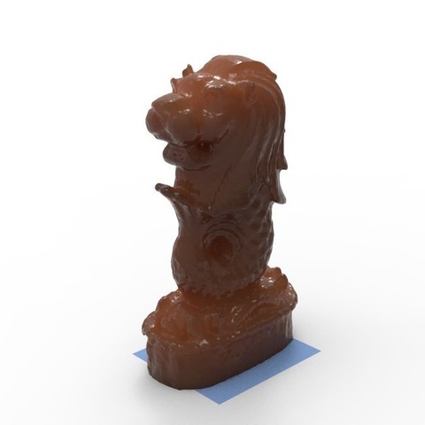 Merlion CAD 3D Print Model
