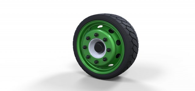 Low profile wheel 3D Model