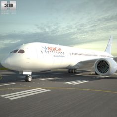 Boeing 787 Dreamliner 3D Model