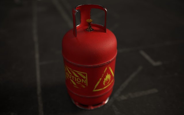 Propane tank 3D Model