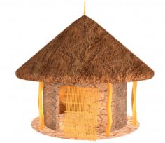 AFRICAN TRADITIONAL HUT 3D Model