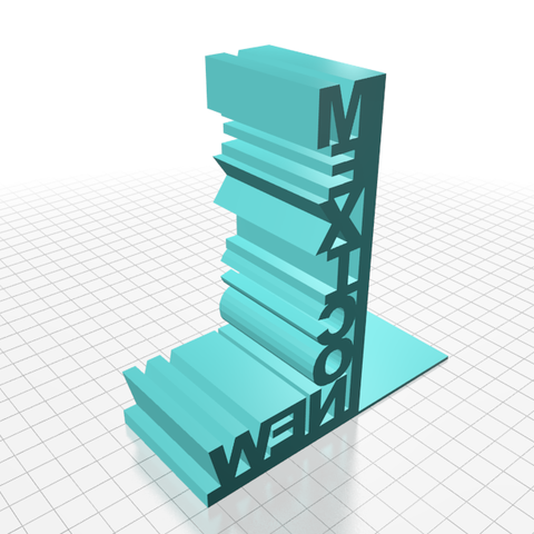 New Mexico Book Stand 3D Print Model