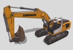 Liebherr Excavator 936 3D Model