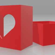 valentine’s box 3D Print Model