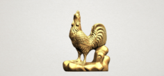 Chinese Horoscope of Rooster 3D Model