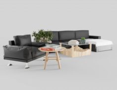 Livingroom Furniture Pack 3D Model