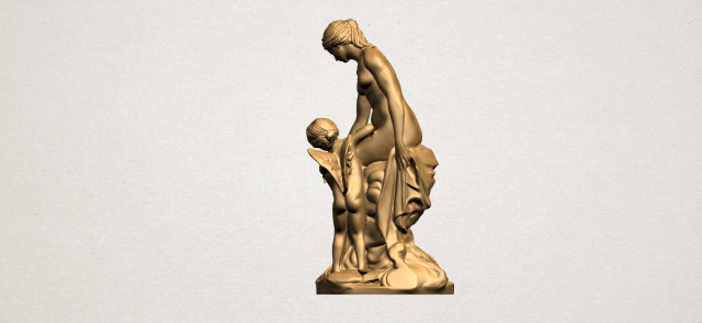 Venus and Cupid 01 3D Model