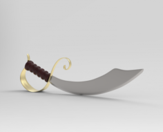 Pirate sword 3D Model