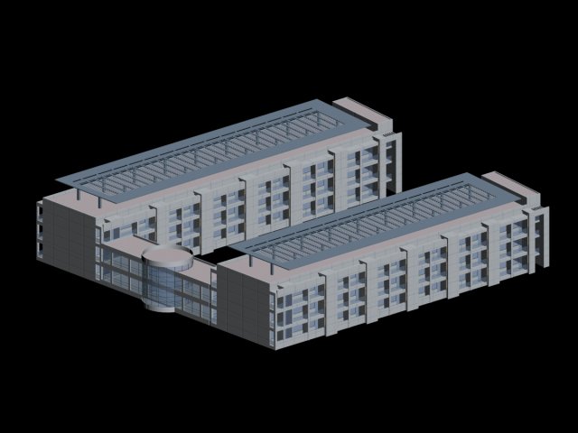 School building 015 3D Model