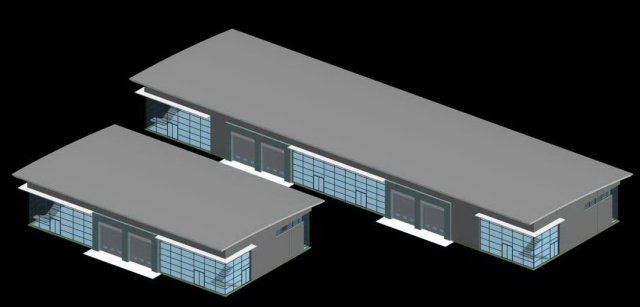 Factory building 028 3D Model