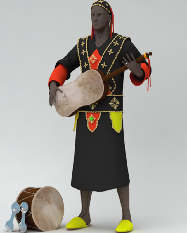 The Gnawa 3D Model