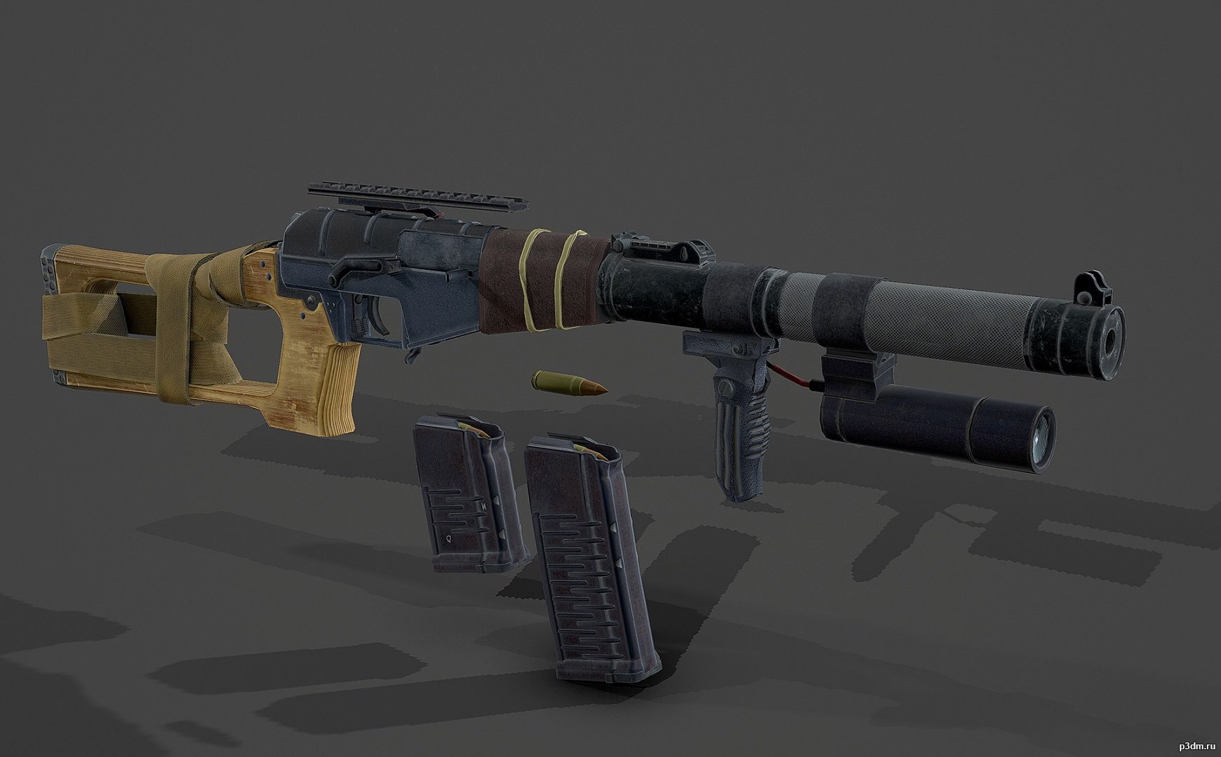 Vintorez 3D Model