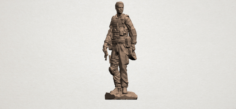 American Soldier 3D Model