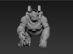 Winston from Overwatch  3D Print Model