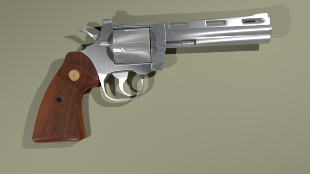Colt Python 357 3D Model