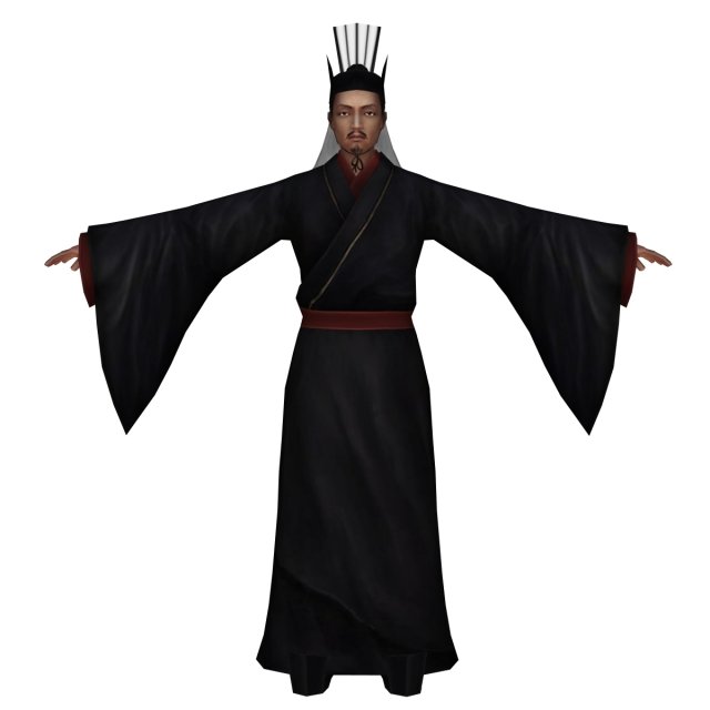 Chinese Man Character 03 3D Model