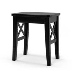 IKEA Ingolf tabouret black wood 3D Model