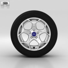 Ford Mondeo Wheel 16 inch 006 3D Model