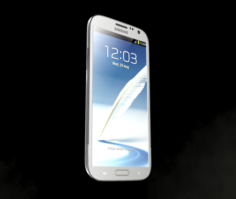 Samsung Galaxy Note 2 3D Model