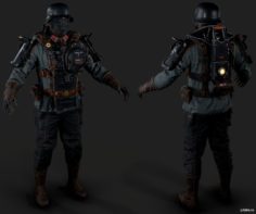 Nazi Soldier 3D Model