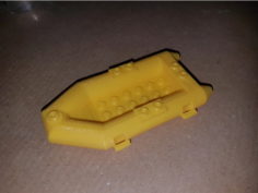 LEGO Schlauchboot 3D Print Model
