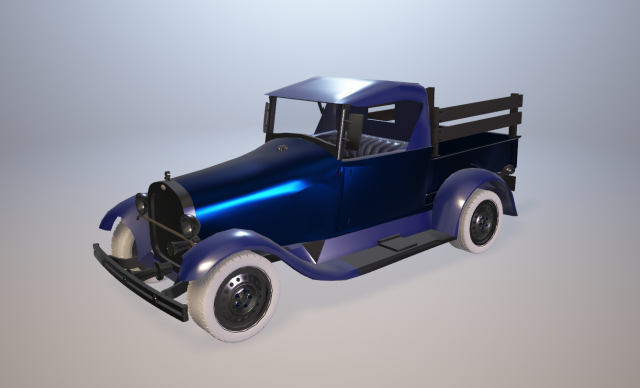 1929 Ford Pickup 3D Model