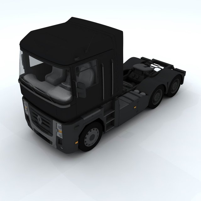 Front of truck transport D1274 3D Model