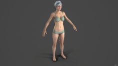 female avatar 3D Model