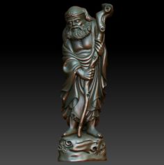 HD Scan Bodhidharma 13B Statue – Ready Print 3D Model
