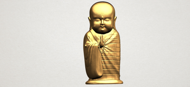 Little Monk 3D Model