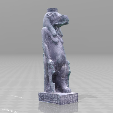 Taweret sculpture scan 3D Print Model