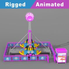 Pendulum playground Rigged Animated 3D Model