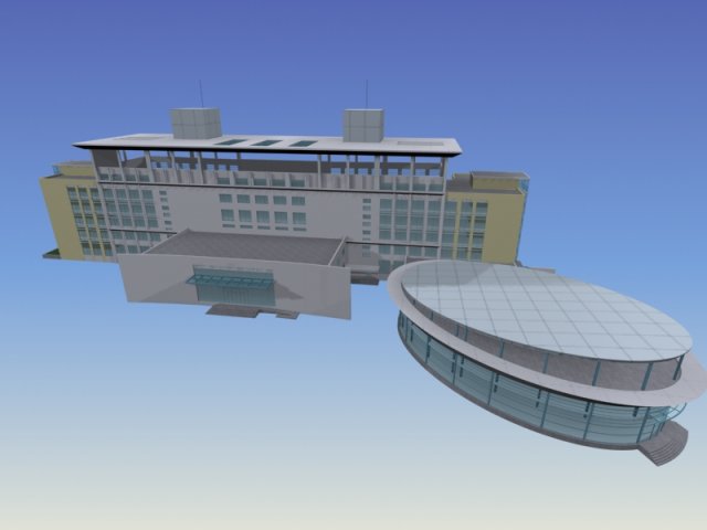 School building 050 3D Model