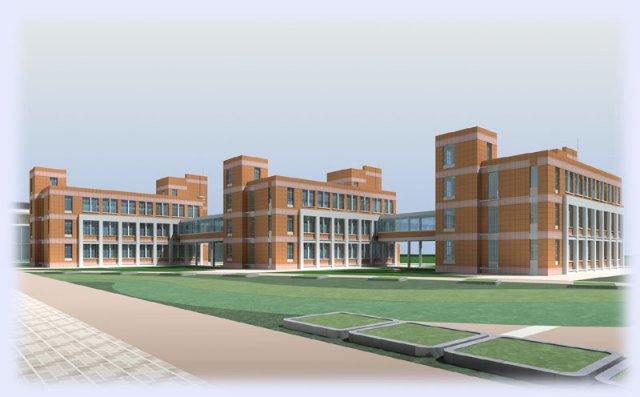 School building 040 3D Model
