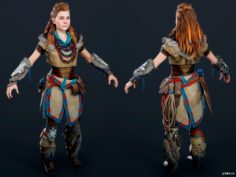 Aloy 3D Model