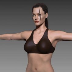 Angelina Jolie 3D Model