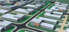 Factory building 008 3D Model