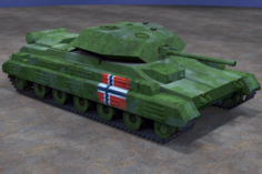 Tank Crusader III 3D Model
