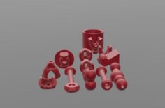 Various mounts for 3d printing 3D Model