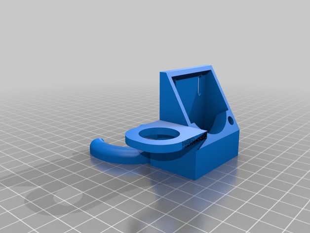 Fan Housing with sensor mount 3D Print Model