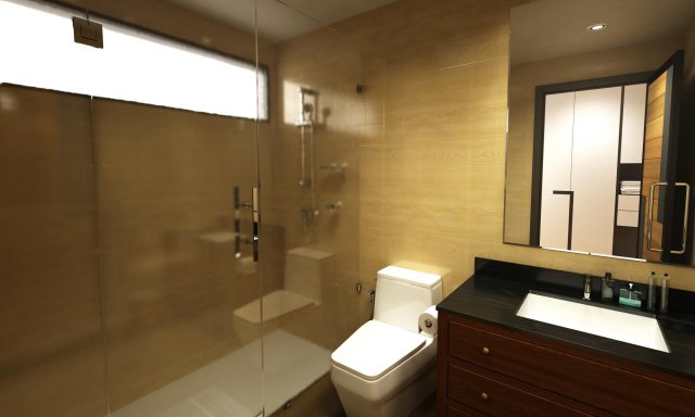 Bathroom 01 3D Model