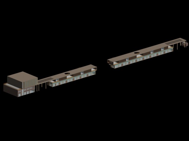 City planning fashionable Commercial Street office design – 184 3D Model